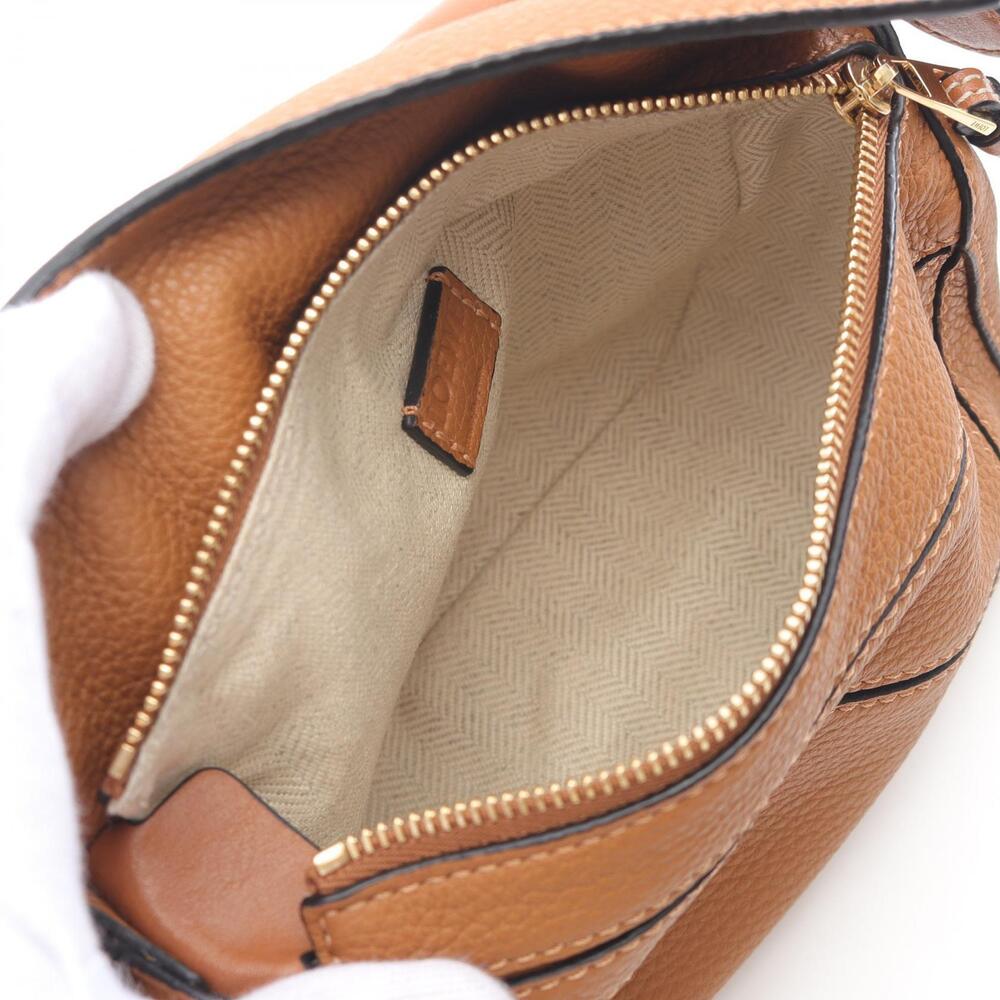 Loewe Puzzle Bag Handbag Brown Leather - Picture 3 of 6
